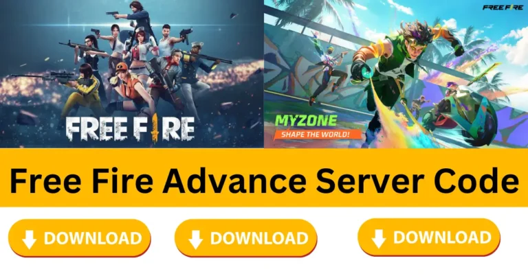 Free Fire Advance Server Code