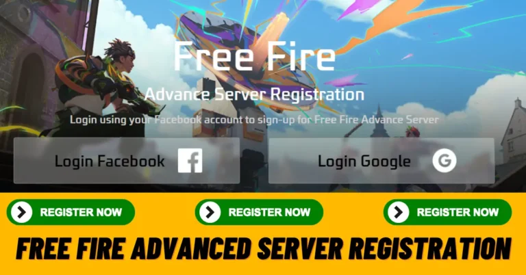 Free Fire Advanced Server Registration